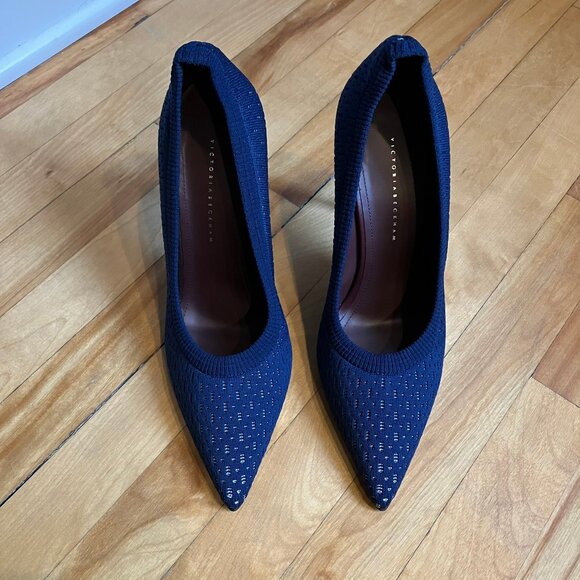 Victoria Beckham Kristie navy pumps, size 39 - Picture 2 of 11